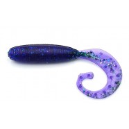 Силіконова приманка для риболовлі, Taipan Vibe-Shot, 2,5 дюйми, 8шт/уп, колір №04 Violet